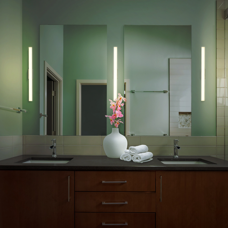 VONN Procyon VMW11024AL 24" AC LED Vanity Light in Silver