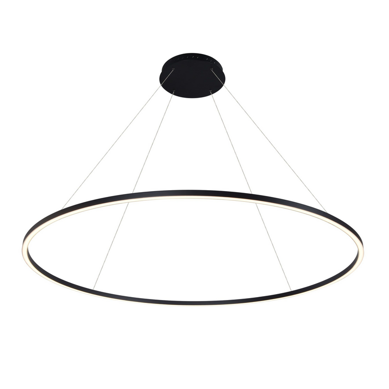 VONN Tania 60" VMC34960BL Modern Circular LED Chandelier in Black