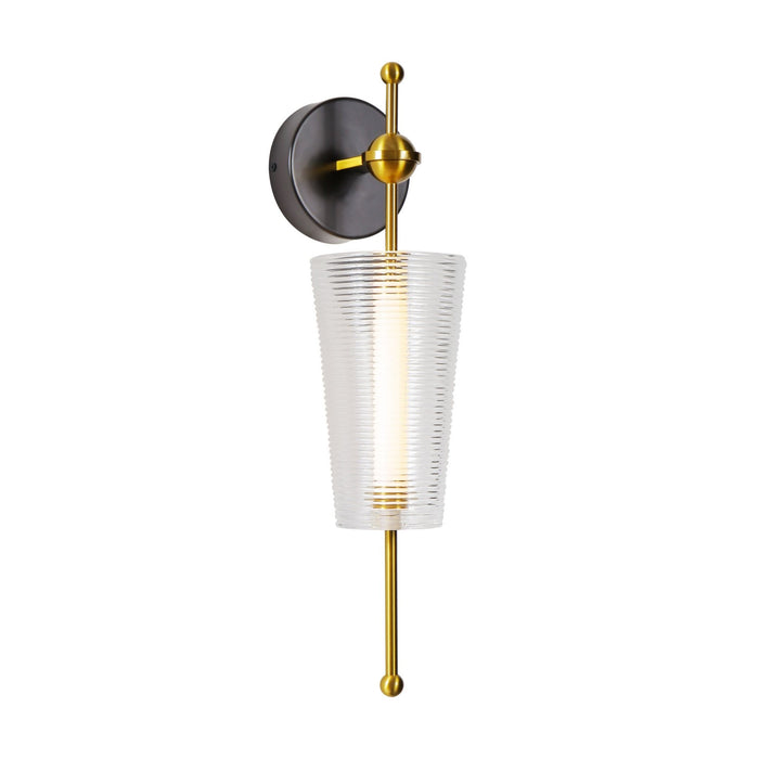 VONN Toscana VAW1101AB Integrated LED Wall Sconce in Antique Brass
