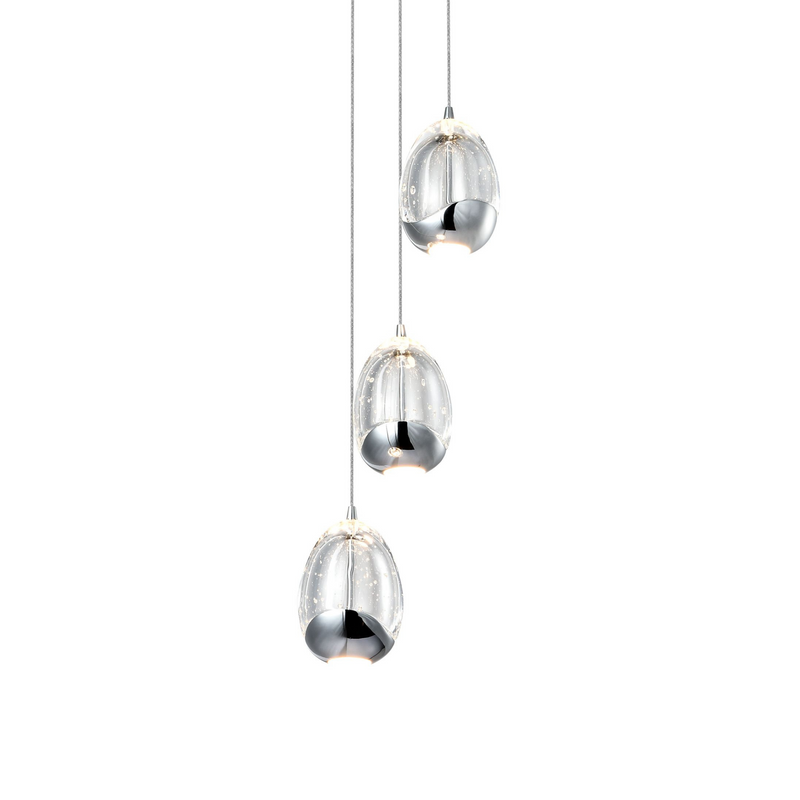 VONN Venezia 3-Light VAP2203CH Integrated LED Pendant Light - Polished Chrome