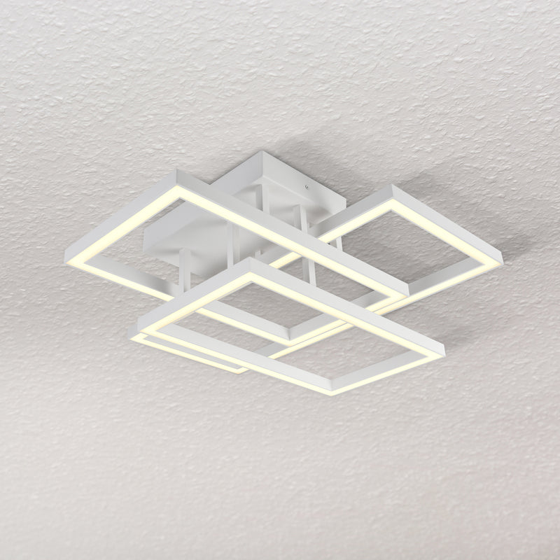 VONN Radium 28" VRCF49103WH Integrated LED Rectangular Ceiling Light in White