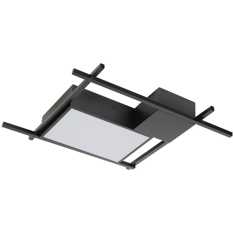 VONN Radium 19" VRCF49304BL Integrated LED Rectangular Ceiling Light in Black