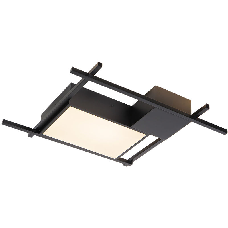 VONN Radium 19" VRCF49304BL Integrated LED Rectangular Ceiling Light in Black