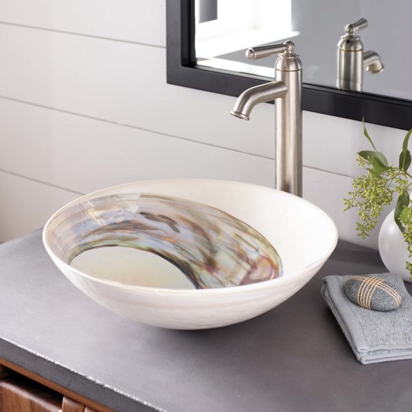 Native Trails Verona Series Glass Vessel Bathroom Sink