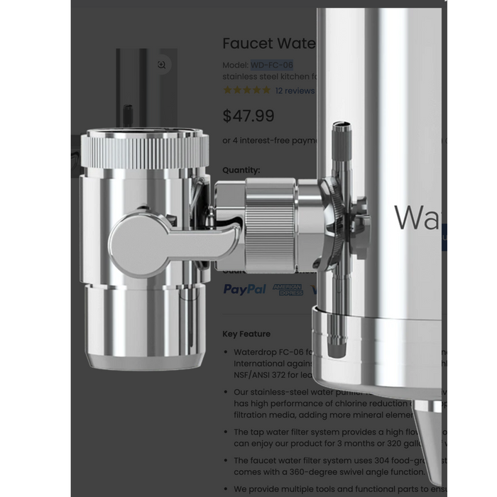 Waterdrop WD-FC-06 Faucet Water Filter