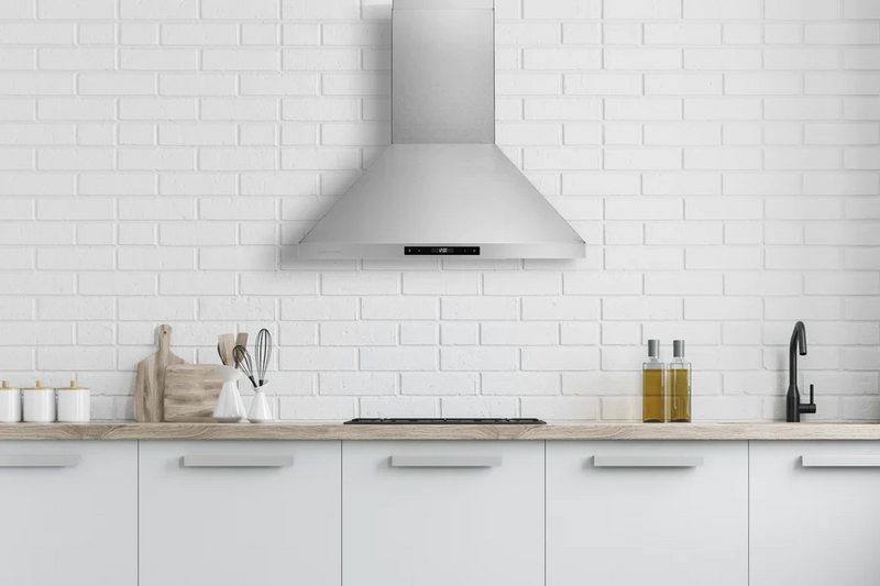 Hauslane WM-538 Chef Series 860 CFM Convertible Stainless Steel Wall-Mounted Range Hood