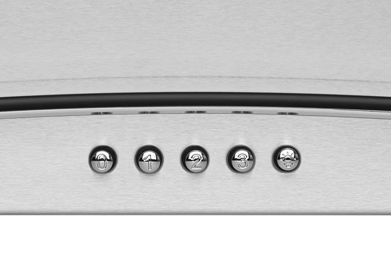 Hauslane WM-600 Chef Series Convertible Stainless Steel Wall-Mounted Range Hood