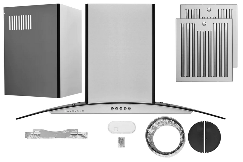 Hauslane WM-600 Chef Series Convertible Stainless Steel Wall-Mounted Range Hood