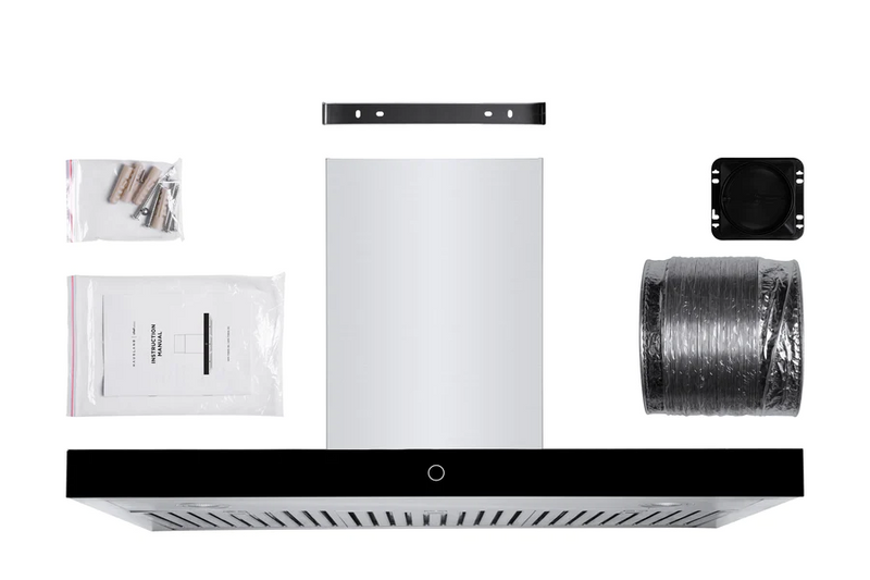 Hauslane WM-739 Chef Series 900 CFM Convertible Stainless Steel Wall-Mounted Range Hood