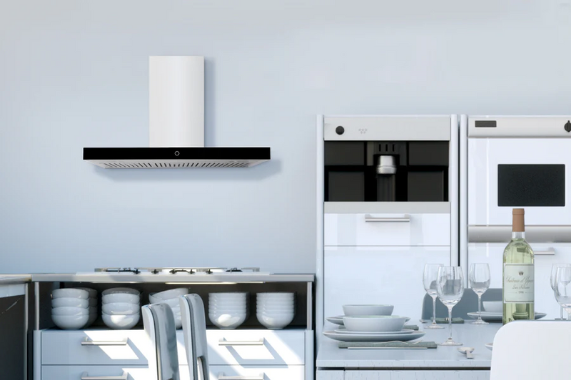 Hauslane WM-739 Chef Series 900 CFM Convertible Stainless Steel Wall-Mounted Range Hood