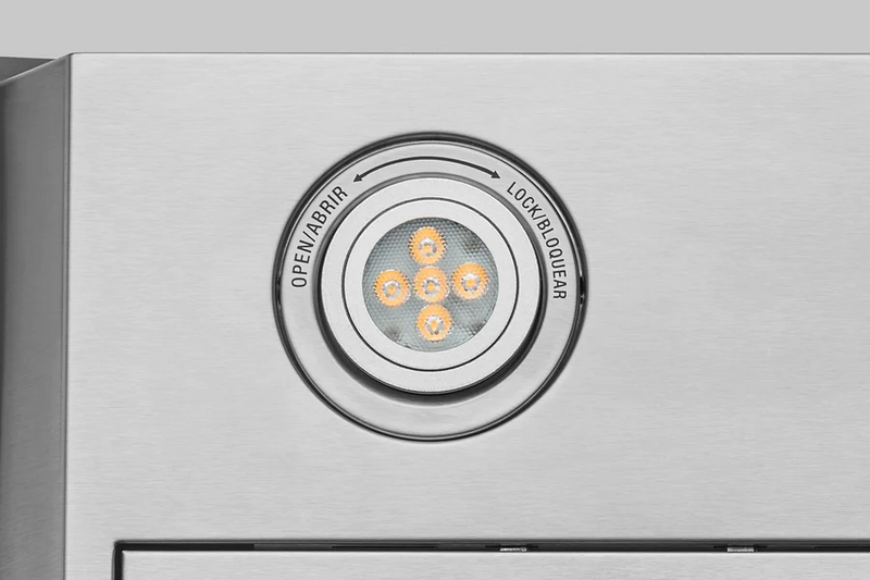 Hauslane WM-630 Chef Series 860 CFM Convertible Stainless Steel Wall-Mounted Range Hood