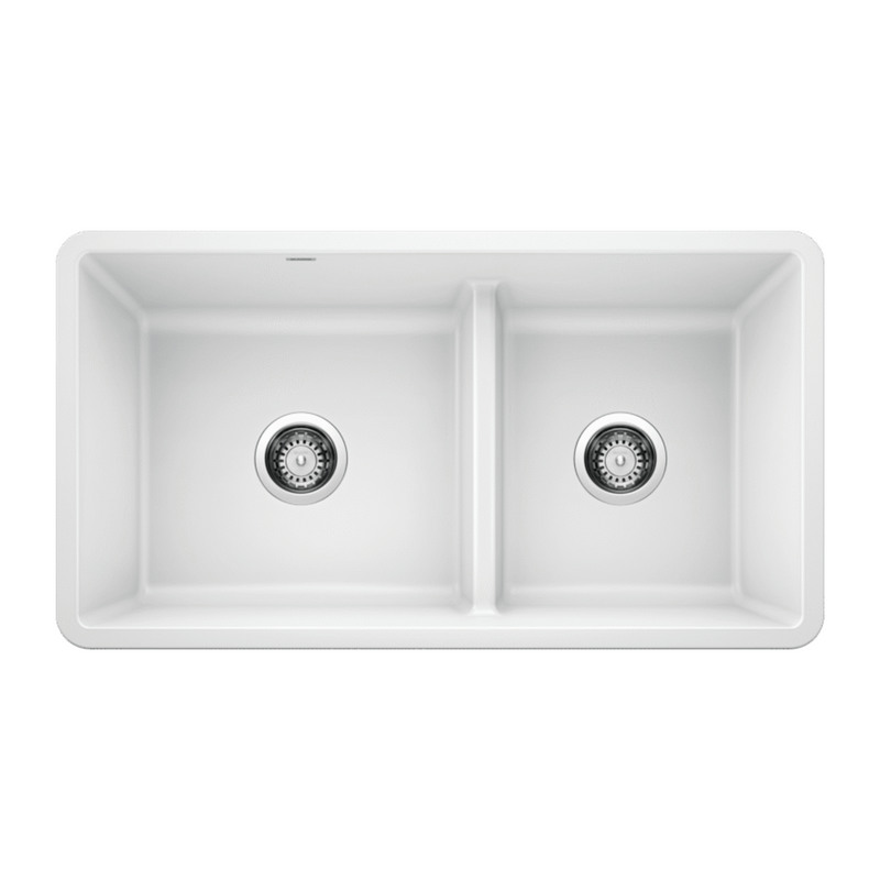 Blanco PRECIS 1¾ Low Divide 33in SILGRANIT Kitchen Sink