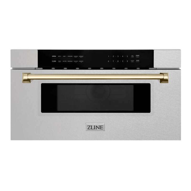 ZLINE Autograph Edition 30" 1.2 cu. ft. Built-In Microwave Drawer