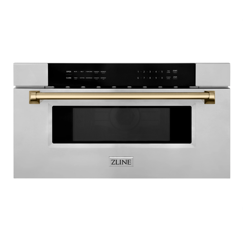 ZLINE Autograph Edition 30" 1.2 cu. ft. Built-In Microwave Drawer