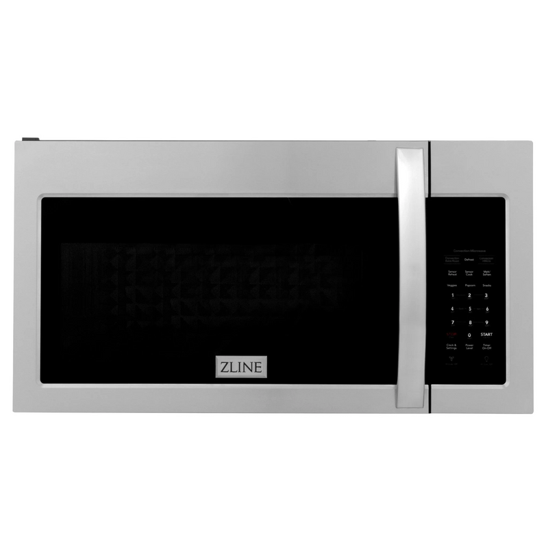ZLINE Over the Range Convection Microwave Oven with Modern Handle and Sensor Cooking