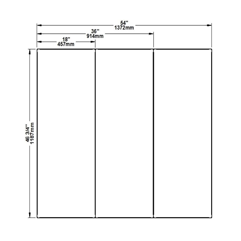 SBI Modular Floor Protection System 54" X 46 3/4" - AC02711