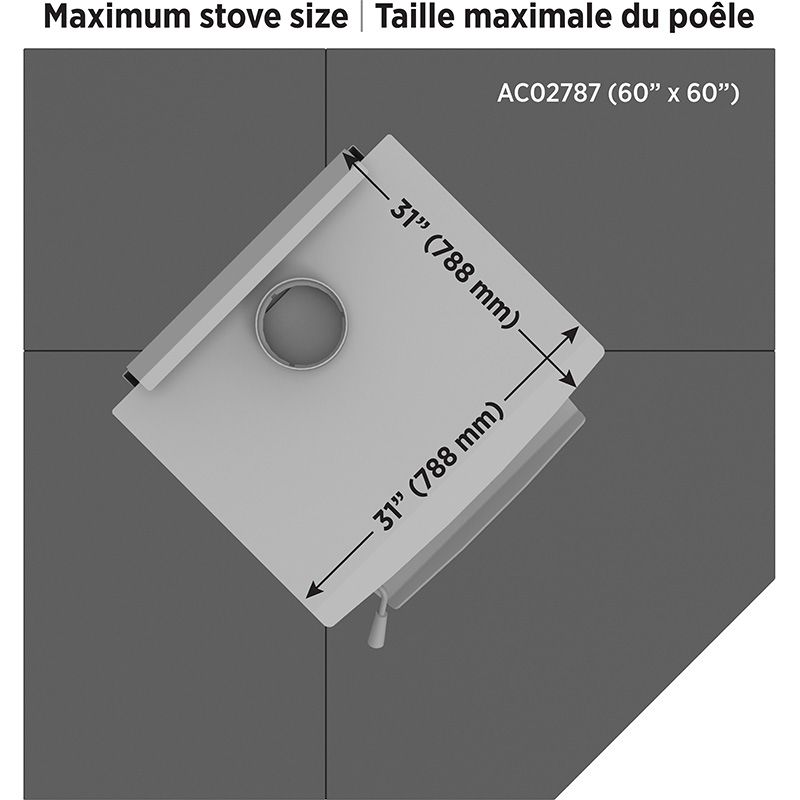 SBI Corner Modular Floor Protection System 60" - AC02787