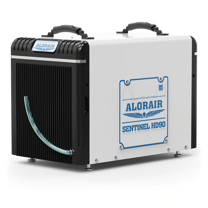 AlorAir Sentinel HD90 198 PPD Basement & Crawl Space Dehumidifier With Auto Defrost