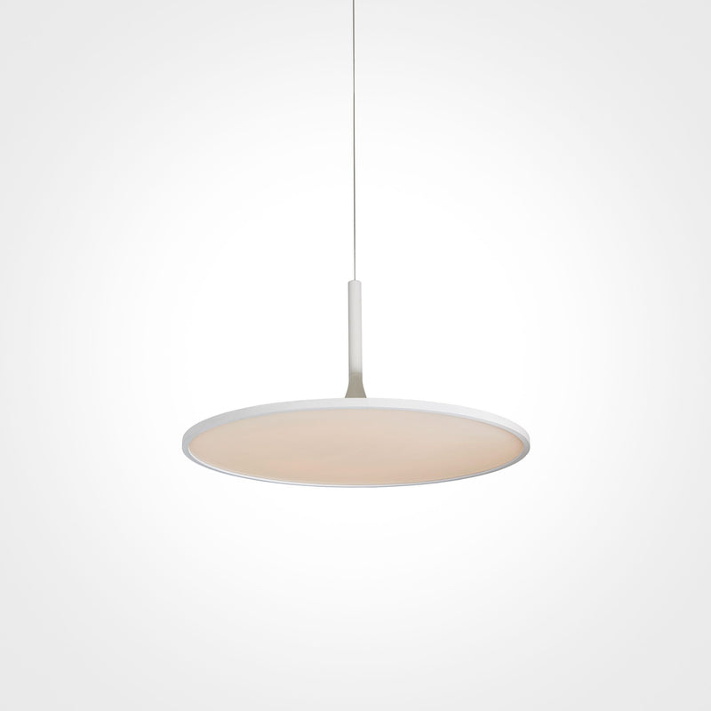 VONN Salm 17" VMC31810SW Modern Disc LED Chandelier in White