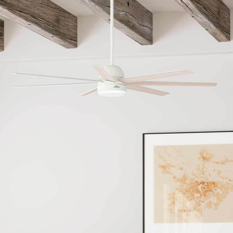 Hunter Phenomenon 70-inch Matte White Ceiling Fan