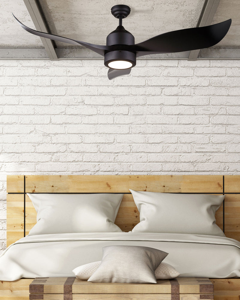 Canarm Aria 52" Matte Black LED Ceiling Fan