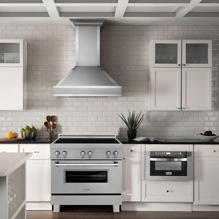 ZLINE 36" Induction Range with a 4 Element Stove and Electric Oven (RAINDS-36)