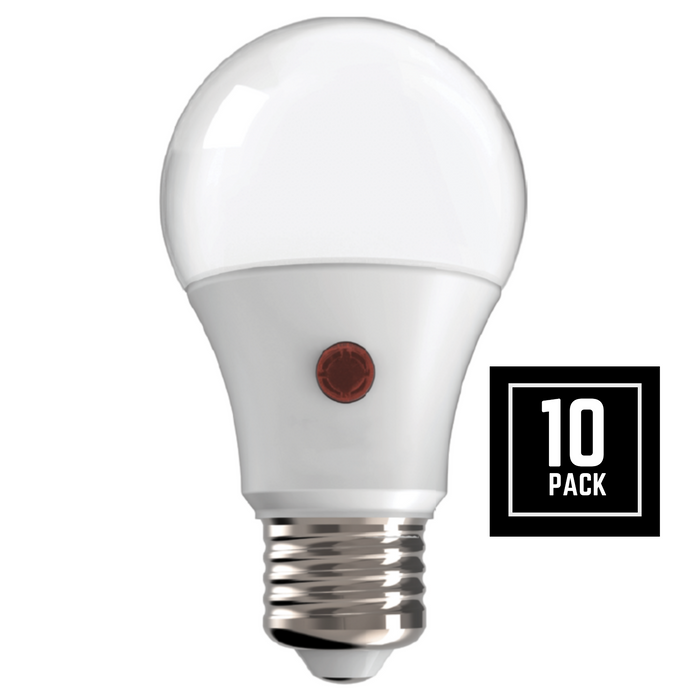 Simply Conserve A19 9W Dusk to Dawn LED Bulb - 10 Pack