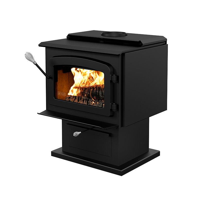 Drolet Escape 1800 Wood Burning Stove With Black Door DB03102