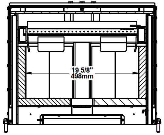 Drolet Escape 1500-I Wood Insert Trio (25 FT) DB03137K