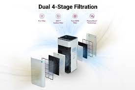 Winix - XLC Dual 4-Stage True HEPA Air Purifier with WiFi & PlasmaWave® Technology