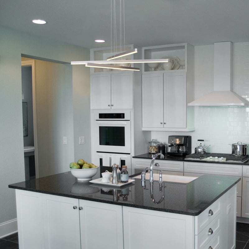 VONN Sirius 40" VMP25030AL Integrated LED Pendant Light in Silver