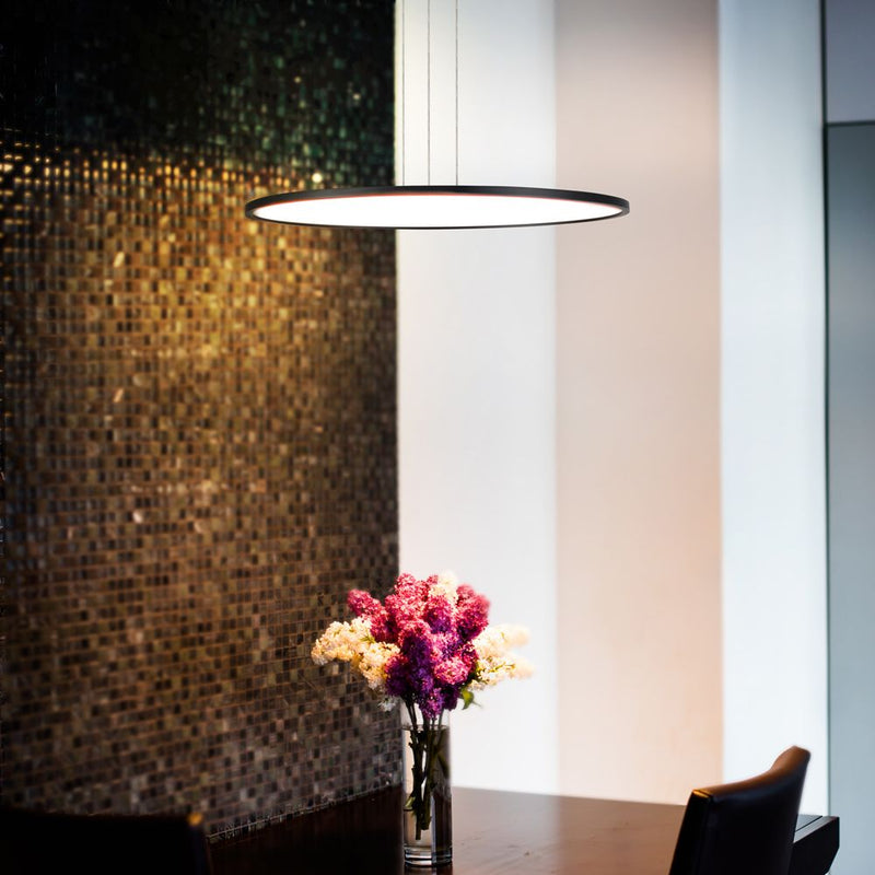 VONN Salm 24" VMC31840BL Disc LED Chandelier in Black