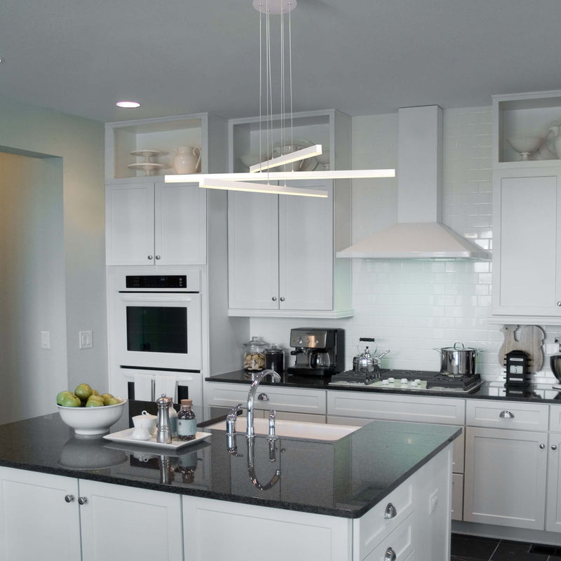 VONN Sirius 40" VMP25030WH Integrated LED Pendant Light in White