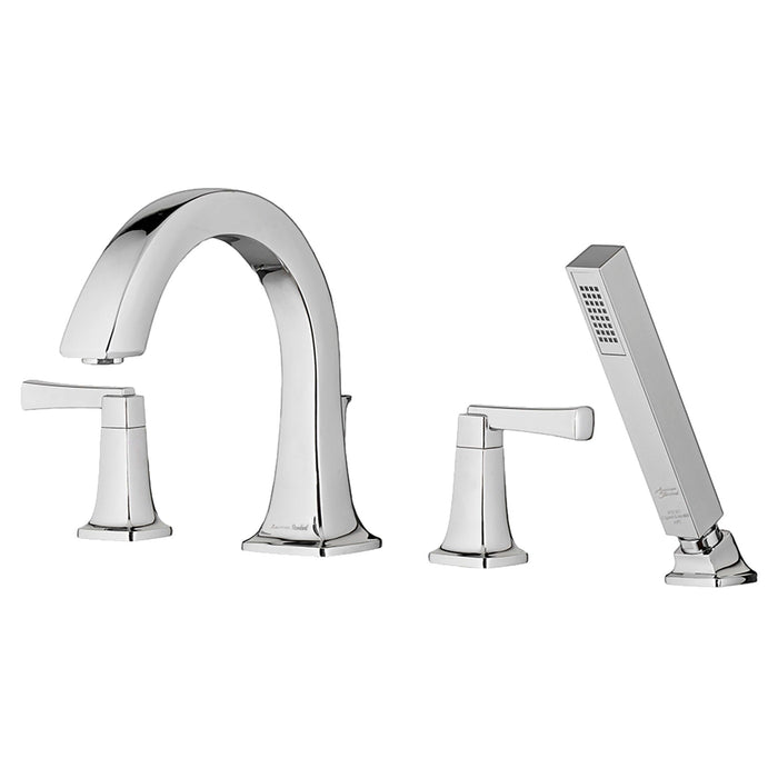 American Standard Townsend Bathtub Faucet With Lever Handles and Personal Shower for Flash Rough-In Valve