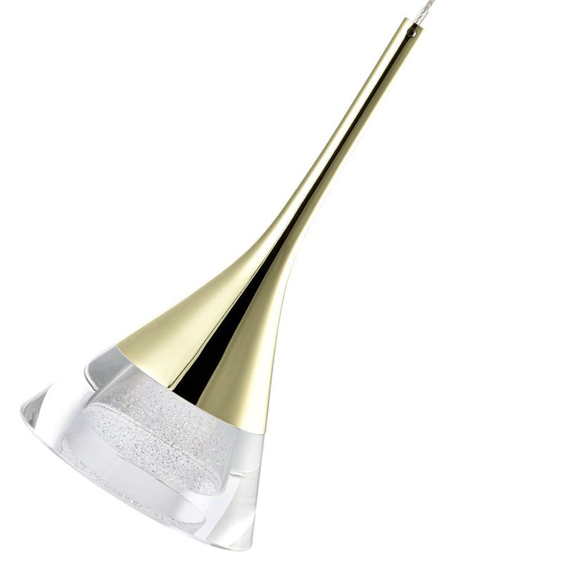 VONN Amalfi 4.75" VAP2211GL Integrated LED Pendant Light - Gold
