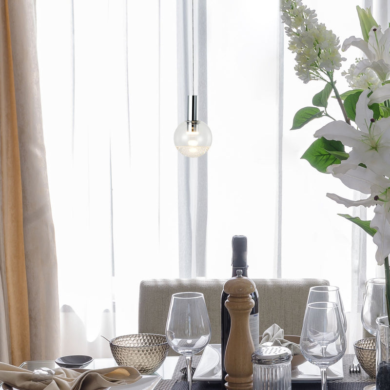 VONN Sienna VAP2181CH Integrated LED Pendant Light - Polished Chrome