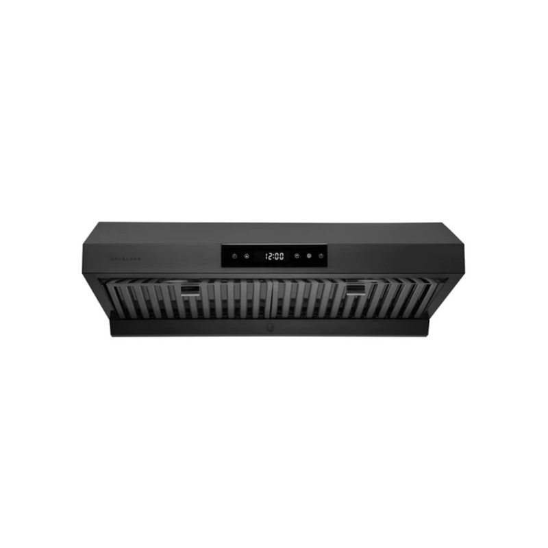 Hauslane 30" Chef UC-PS18BSS-30 860 CFM Ducted Black Stainless Steel Undercabinet Range Hood