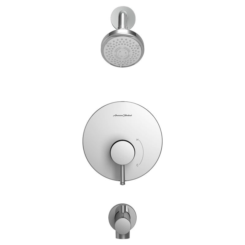 American Standard Serin 1.75 gpm/6.6 L/min Tub and Shower Trim Kit With Water-Saving 3-Function Shower Head