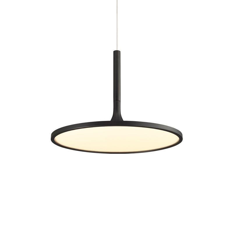 VONN Salm 17" VMC31810BL Modern Disc LED Chandelier in Black