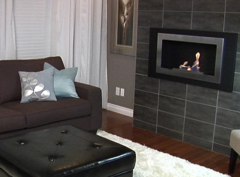 The Bio Flame Lorenzo Wall Mount Collection Ethanol Burner
