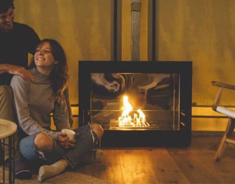 The Bio Flame Sek XL Free Standing Collection Ethanol Burner