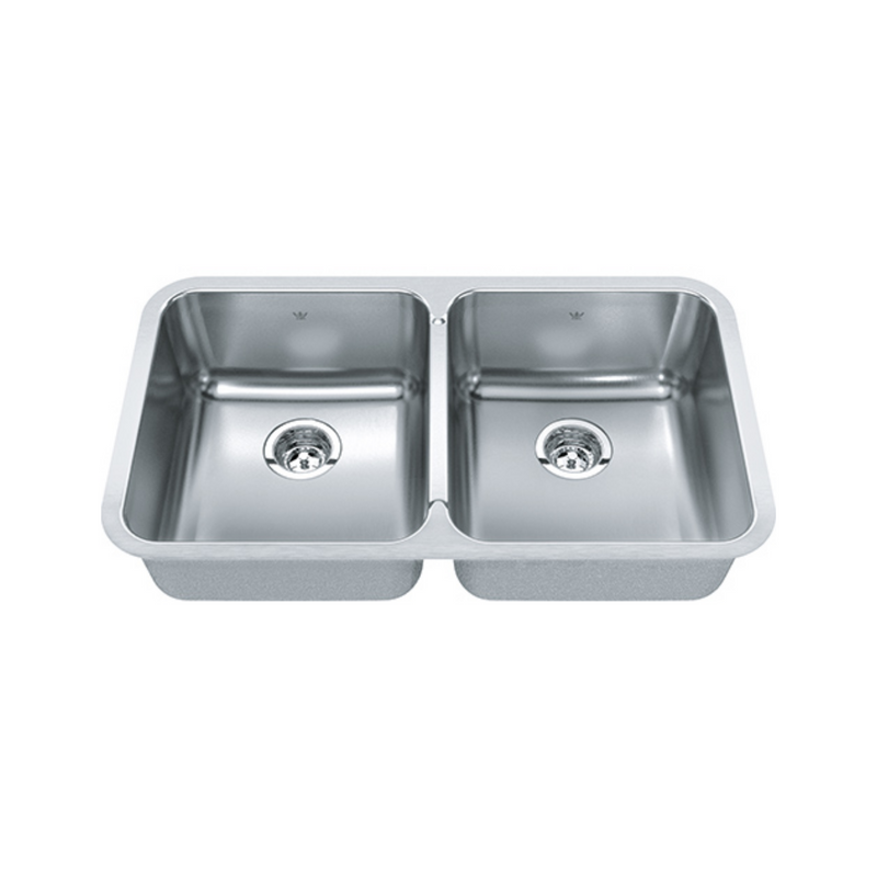Kindred Steel Queen 31" Undermount Double Bowl Kitchen Sink