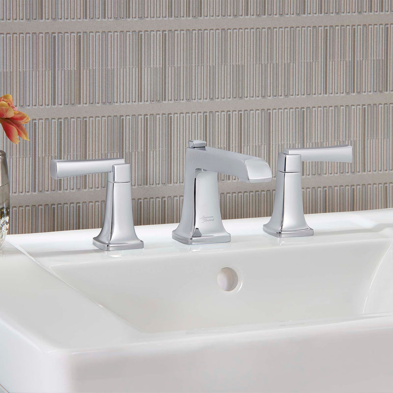 American Standard 7353841.002 Townsend 8 in. Widespread 2-Handle Bathroom Faucet with Speed Connect Drain in Polished Chrome