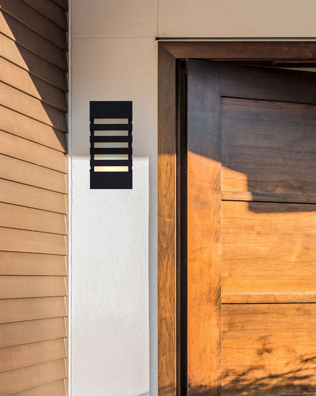 Canarm FIDJY Matte Black LED Outdoor Sconce