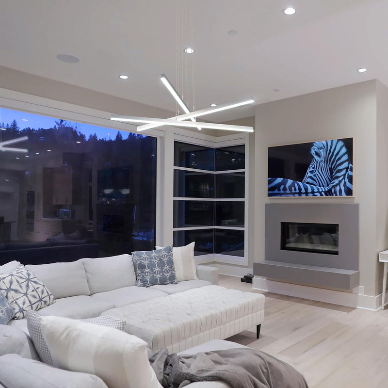 VONN Sirius 40" VMP25030AL Integrated LED Pendant Light in Silver