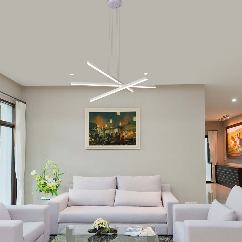 VONN Sirius 40" VMP25030WH Integrated LED Pendant Light in White