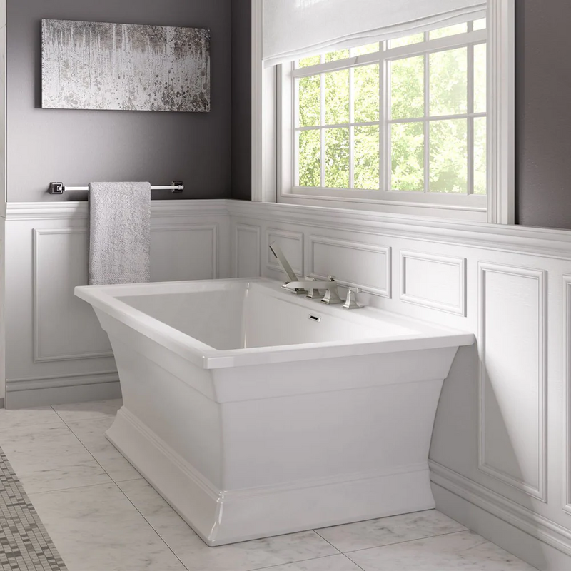 American Standard Town Square S 68x36 Freestanding Soaker Tub in White