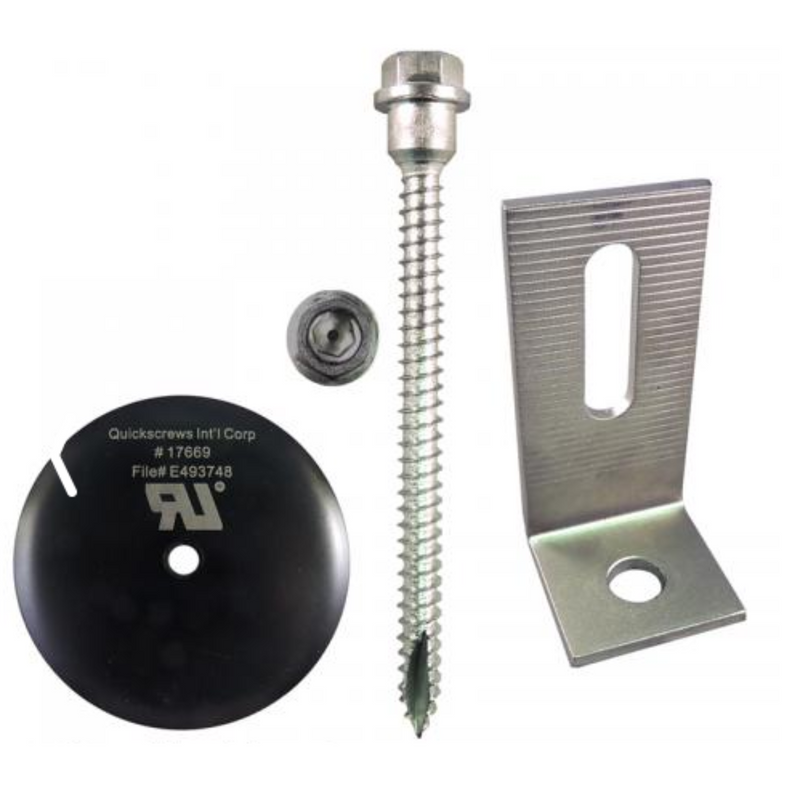 QuickBOLT QB2 with Microflashing Multi Roof Mount Solar Panel Fastener Kit