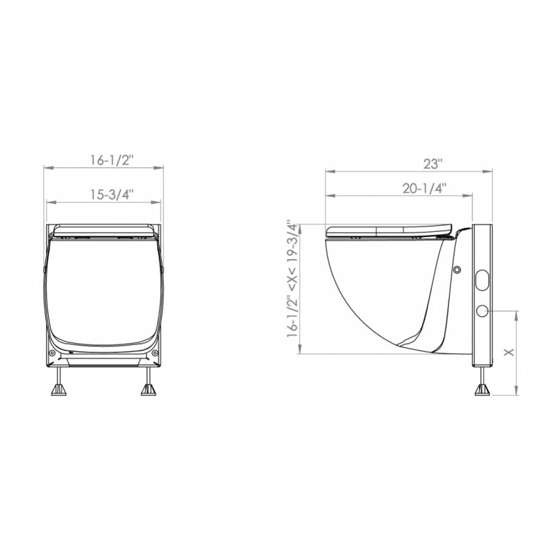 Saniflo Sanicompact Comfort Self-Contained Macerating Toilet