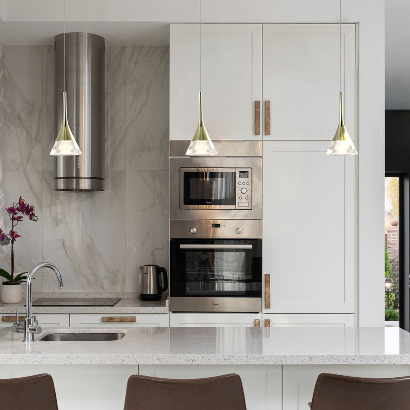 VONN Amalfi 4.75" VAP2211GL Integrated LED Pendant Light - Gold